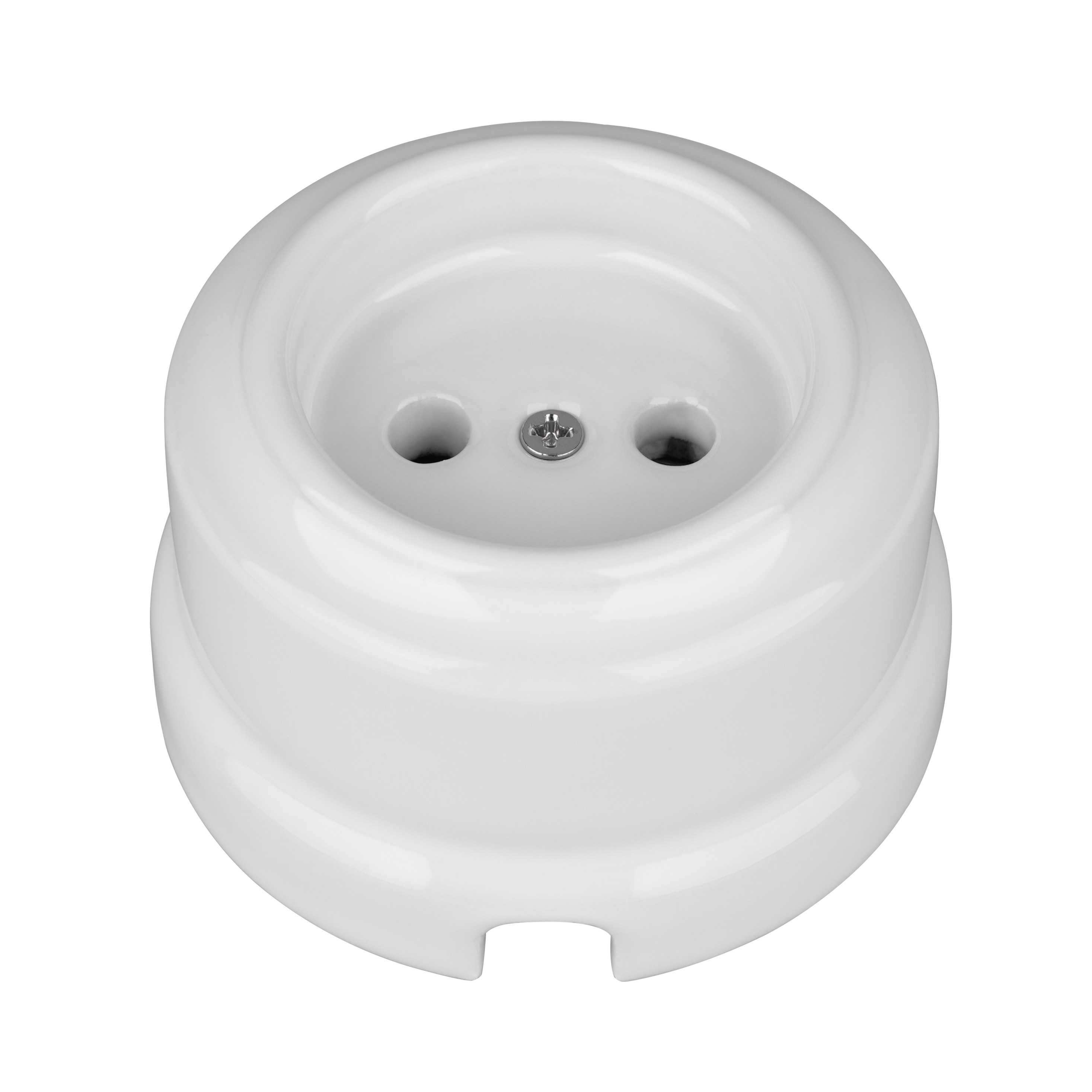 Retro ceramiczne europejskie nieuzasadnione gniazdo ścienne bez dzieci 