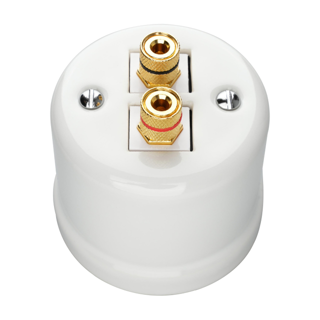 Premium ceramiczna montowana na powierzchni montowanej jack audio do dekoracji domowej