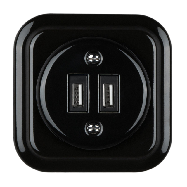 Porcelana kwadrat 20 W 5V-4A USB-A+USB-C Gniazdo