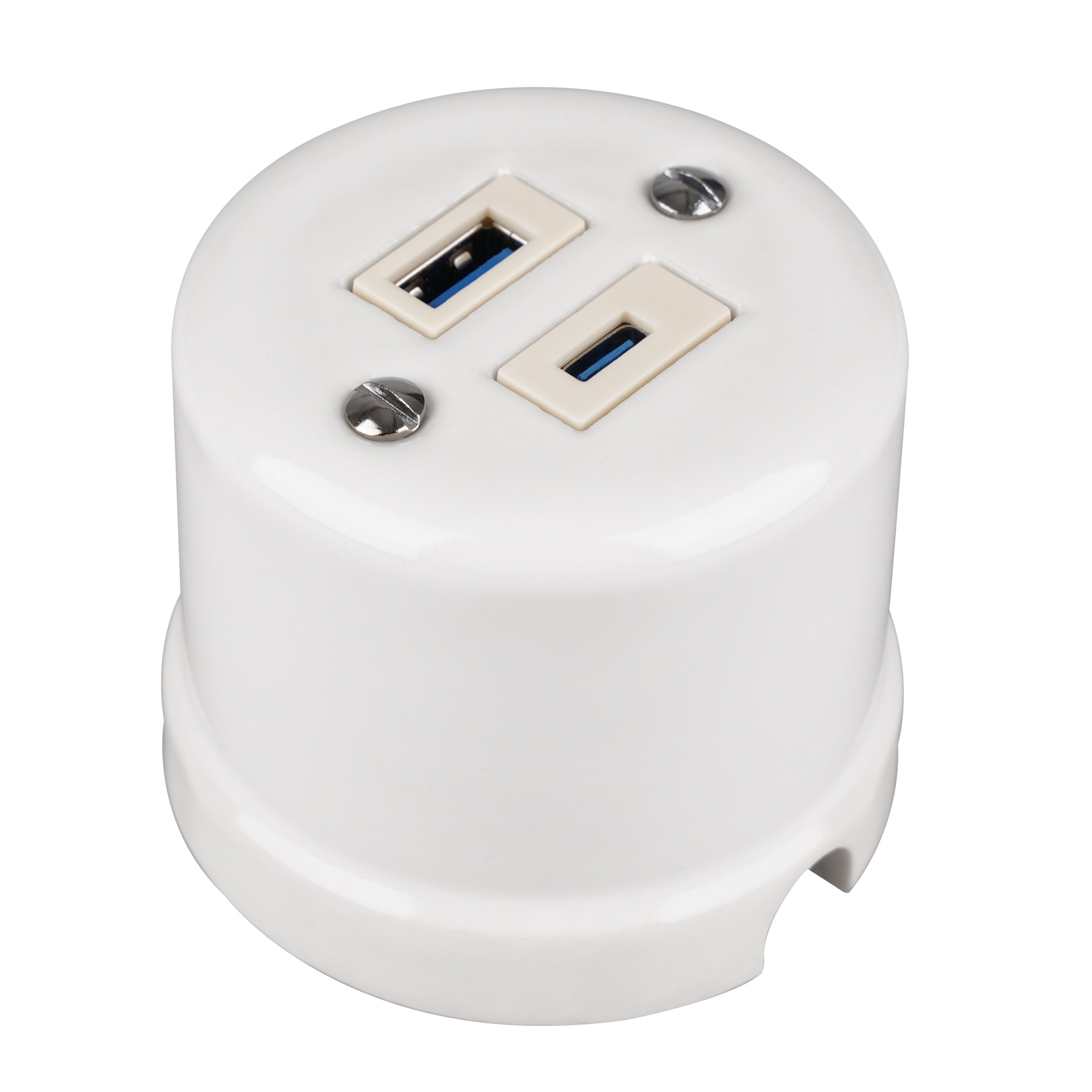  Vintage USB-A+USB-C 20W 5V-4A Surface Montowane gniazdo ładowania