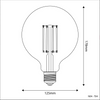 Żarówka LED G125 7W Przezroczysta Kula 806Lm E27 2700K Możliwość ściemniania